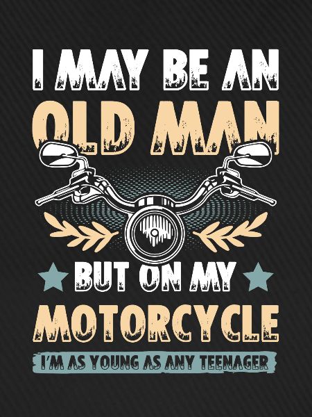 Motorcycle old man