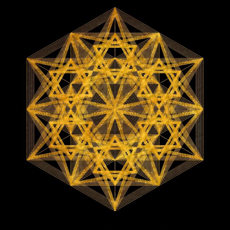 Geometric dimensional Metatrons Cube