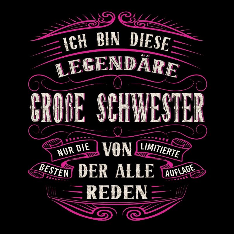 Große Schwester Ich bin diese legendäre Schwester
