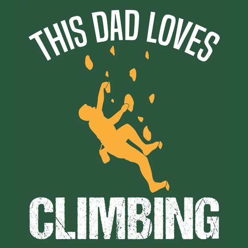 Climber Papa Saying Climbing Wall Gift