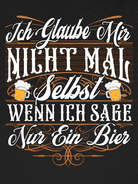 Lustiger Bier Spruch