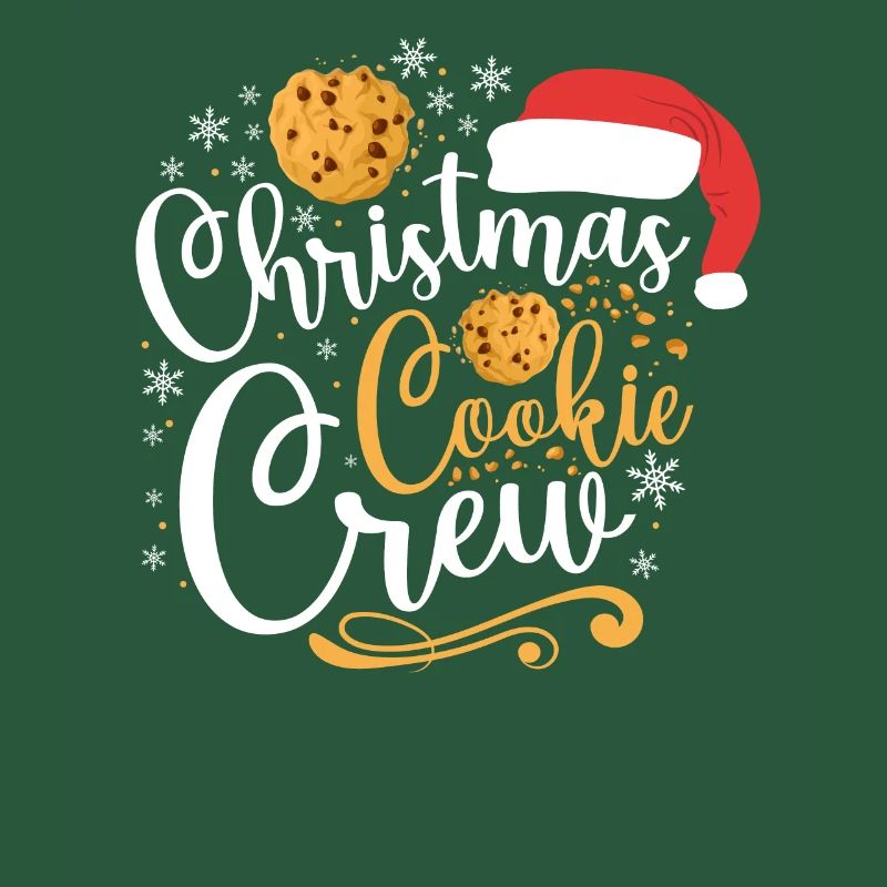 Équipe de biscuits de Noël bake Baking