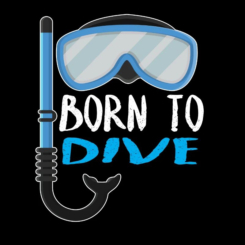 Born To Dive Scuba Diving Diver