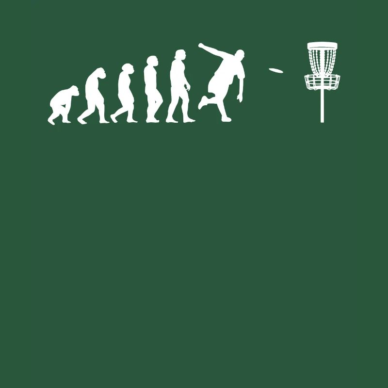 Evolution Disc Golf Spieler Geschenk
