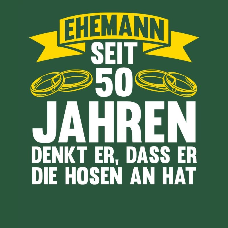 50 Jahre Ehe Ehemann Ehepaar Geschenk