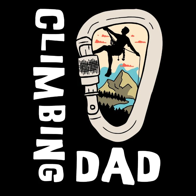 Climbing Carabiner Climbing Climbing Dad