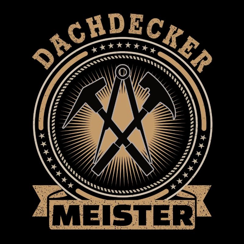 Dachdecker Meister Retro