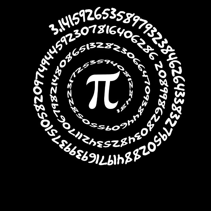 Pi Spiral Math Student Lehrer Pi Day Art Pi Pi