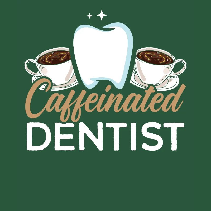 Caffeinated Dentist Caffeine Drinker Dentistry