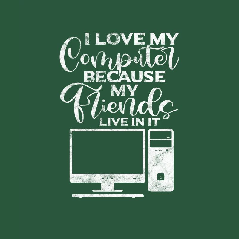 Computer Nerd PC Programmierer Informatik Geschenk