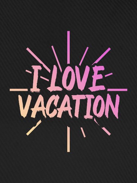 I love holidays