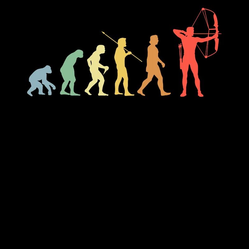 Bogen Evolution Retro Bogenschießen Bogenschütze