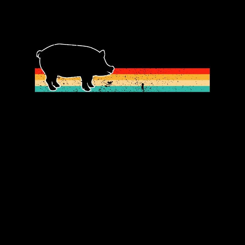 Schwein Retro