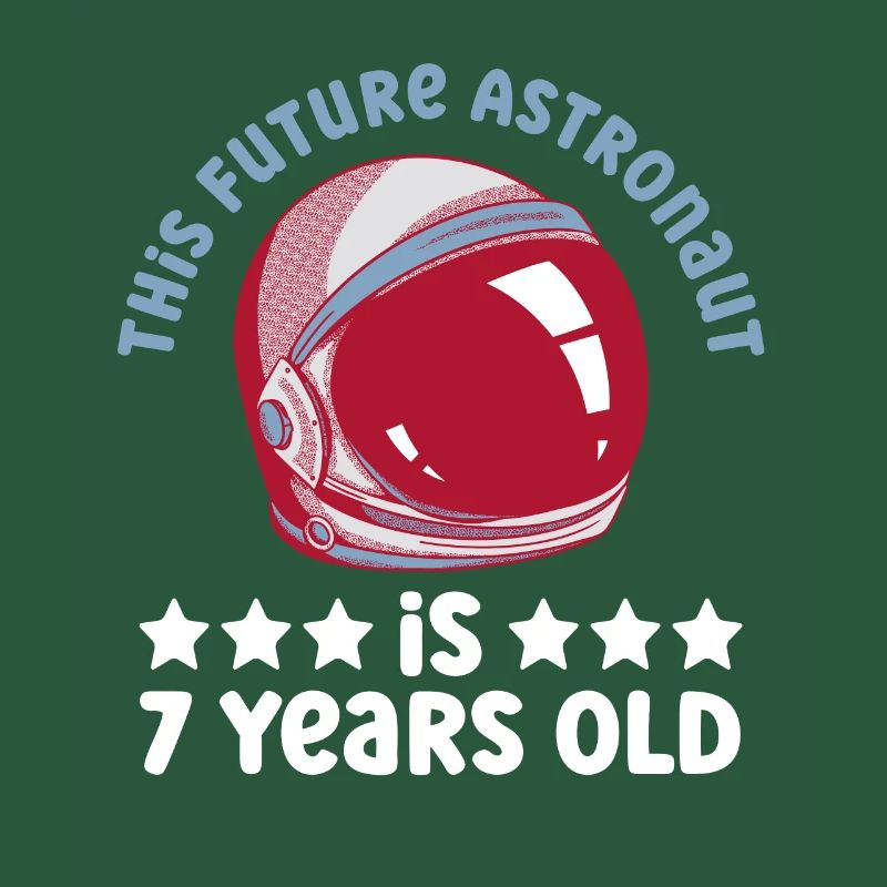 This future astronaut is 7 years old