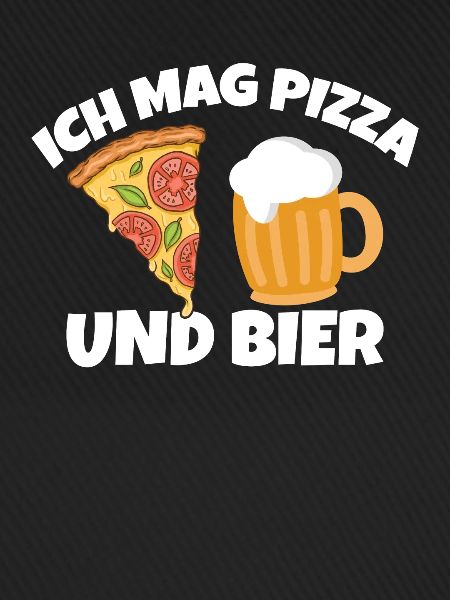 Ich mag Pizza und Bier