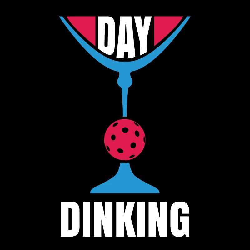 Jour Dinking Drôle Martini Pickleball