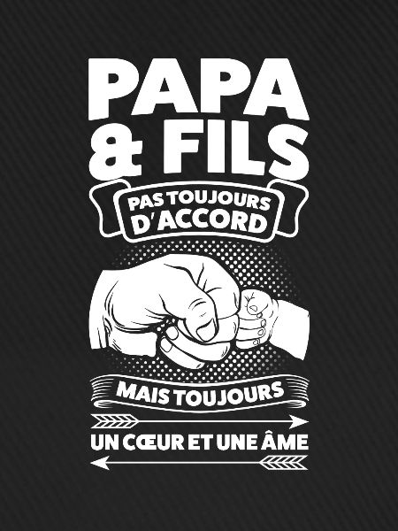 père & Fils père Fils Geschenk
