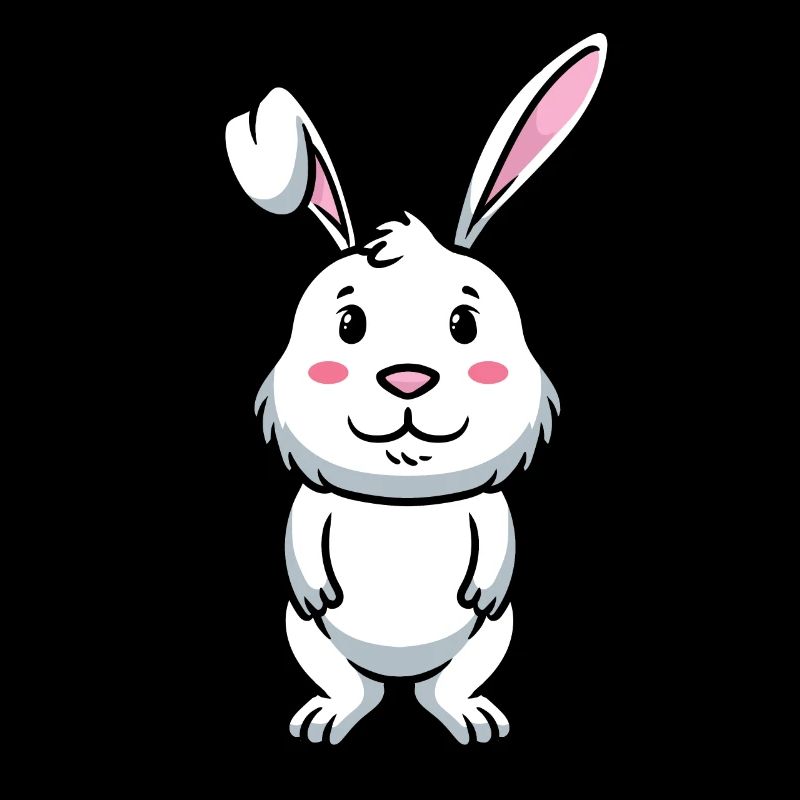 White Rabbit Emoticons Rabbit