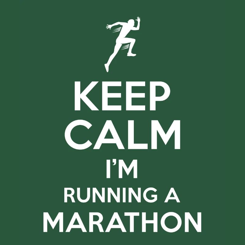 Marathon Spruch Keep Calm