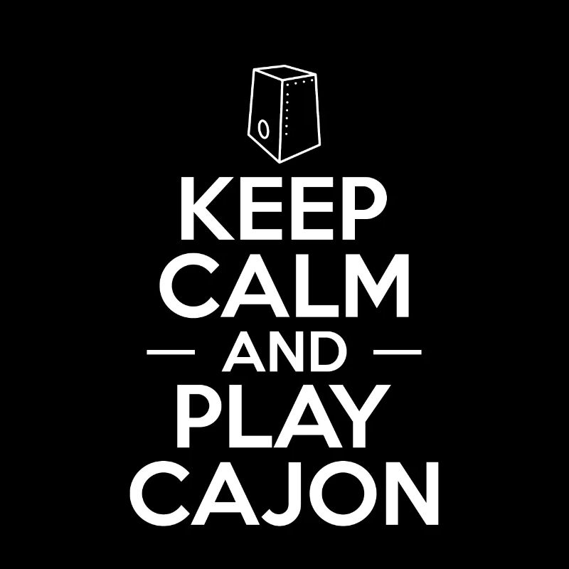 Keep Calm And Play Cajon Shirt Gift