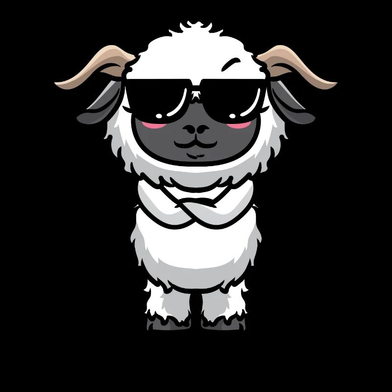 Valais black-nosed sheep sheep