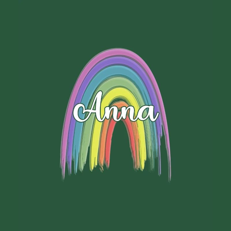 ANNA Rainbow Cursive