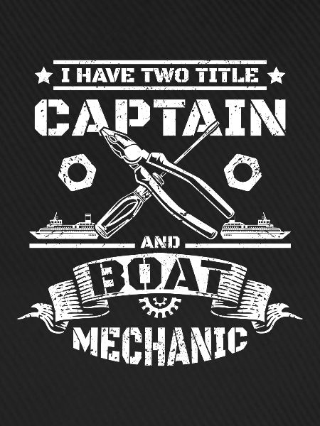 Captain and boat mechanic