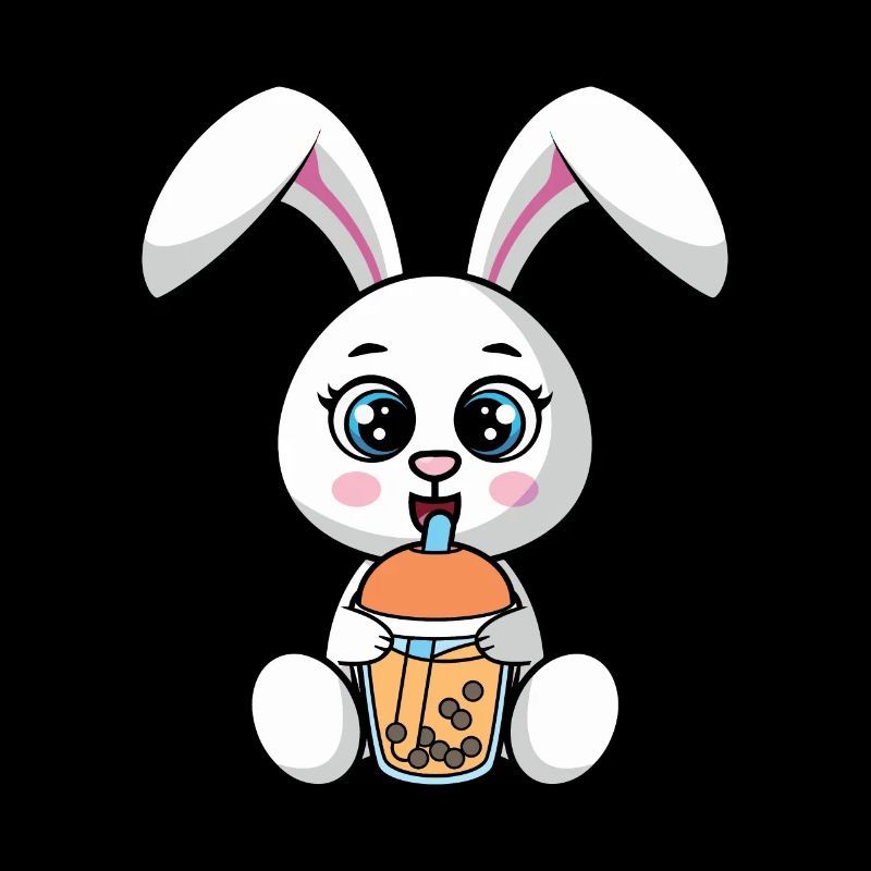 Bubble Milk Tea Rabbit Drinks Milk Tea
