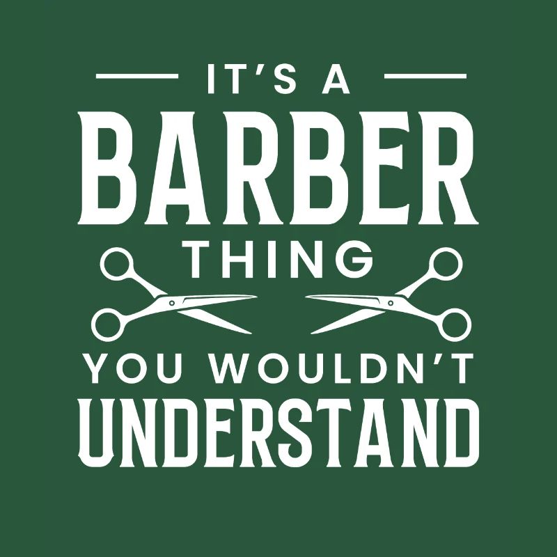It´s A Barber Thing ... Bart Friseur Shirt