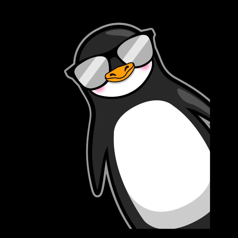 Lustiger Pinguin Mit Sonnenbrille Cooles Geschenk