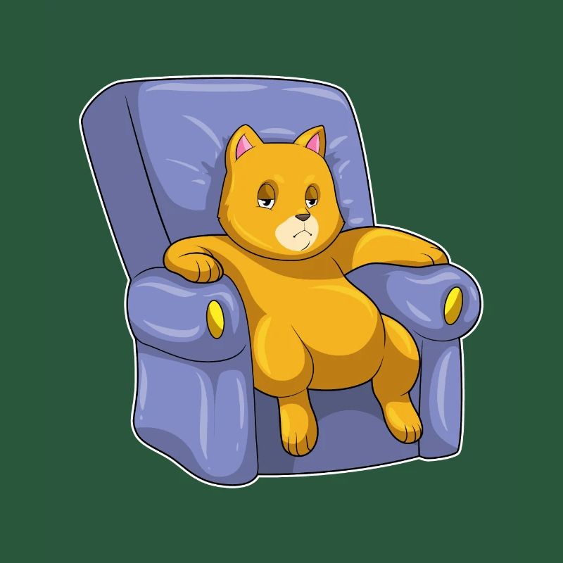 Katze mit Sofa
