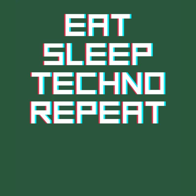 manger du sommeil techno répéter
