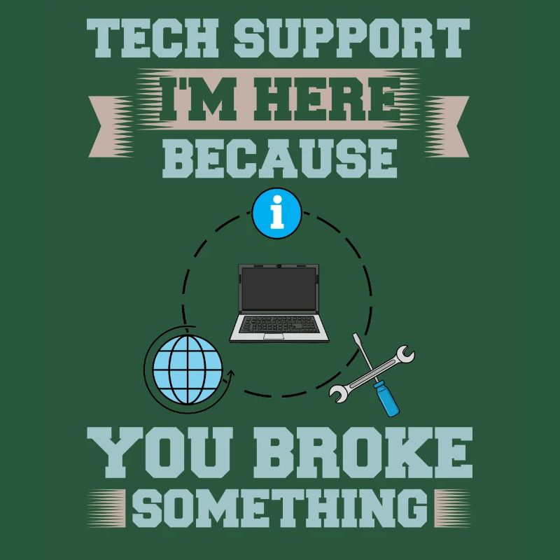 Tech Support IT Technischer Hilfe Helpdesk