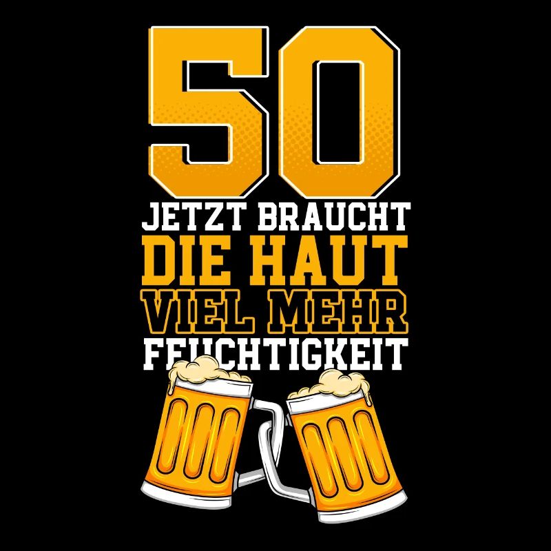 50. Geburtstag Bierglas Bier