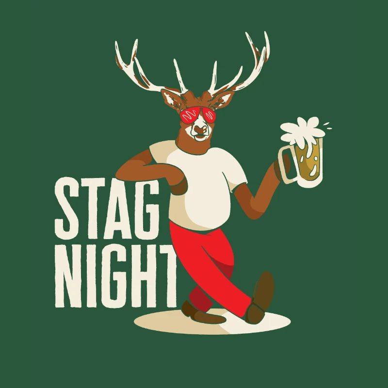 Bachelor Stag Night Drinking Celebration