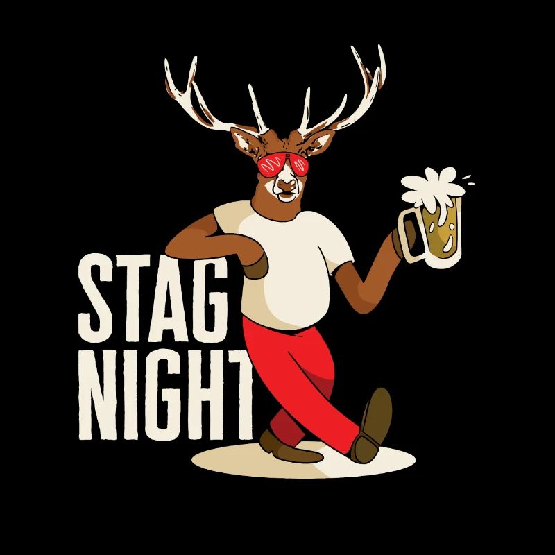 Bachelor Stag Night Drinking Celebration