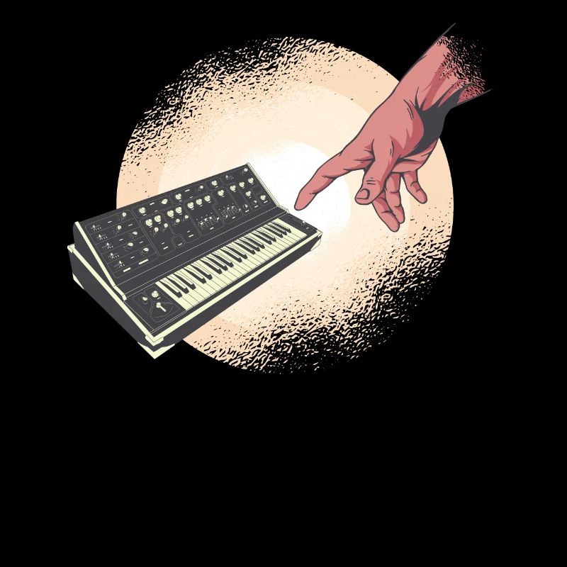 Sound Engineer Synthesizer Art
