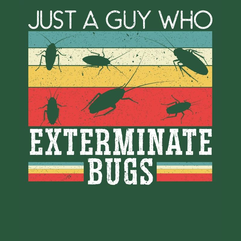 Nur ein Typ, der Bugs ausrottet Schädlingsbekämpfung