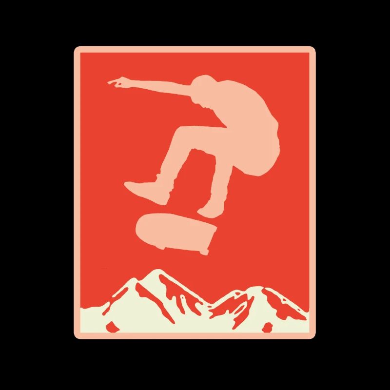 Skater Skateboard Gift Halfpipe Sk8 Ollie