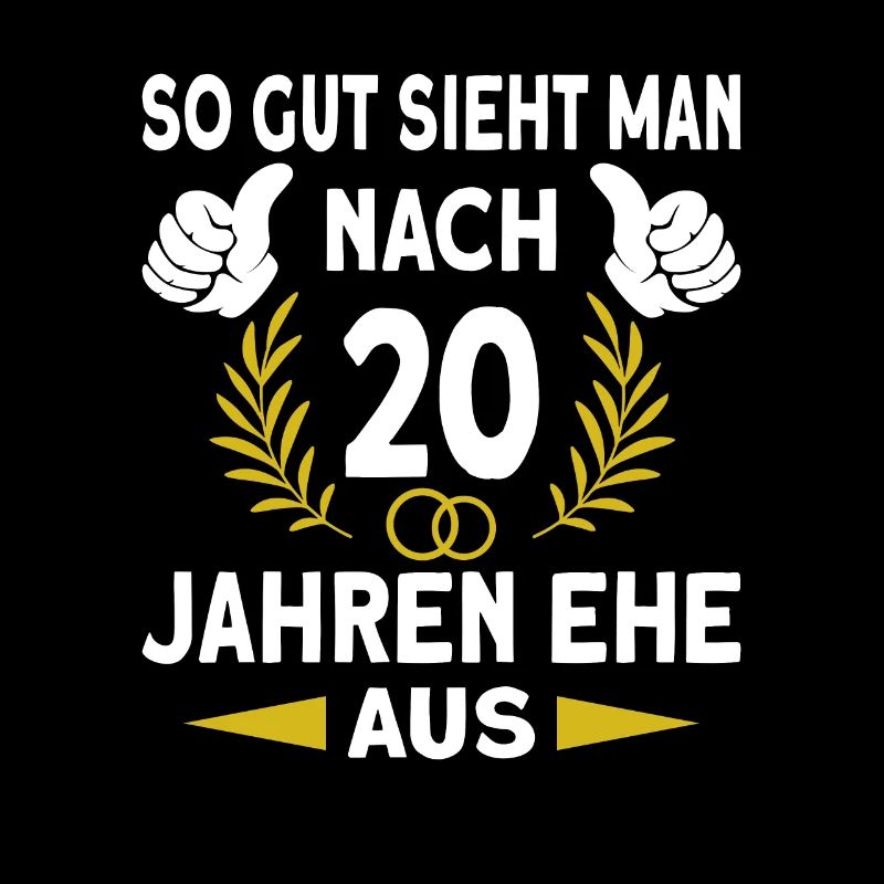 Porzellanhochzeit 20 Hochzeitstag Ehemann Ehefrau