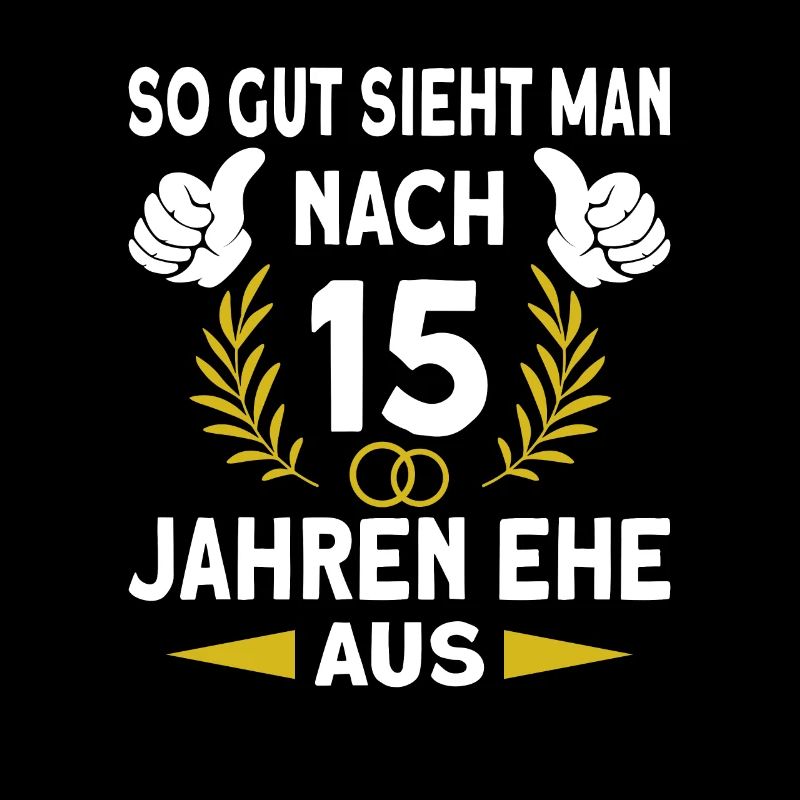 Kristallhochzeit 15 Hochzeitstag Ehemann Ehefrau