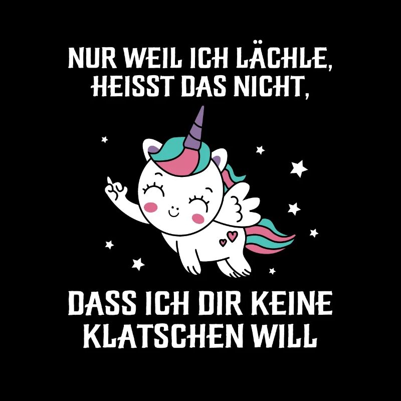 Nur weil ich lächle klatschen Ohrfeige