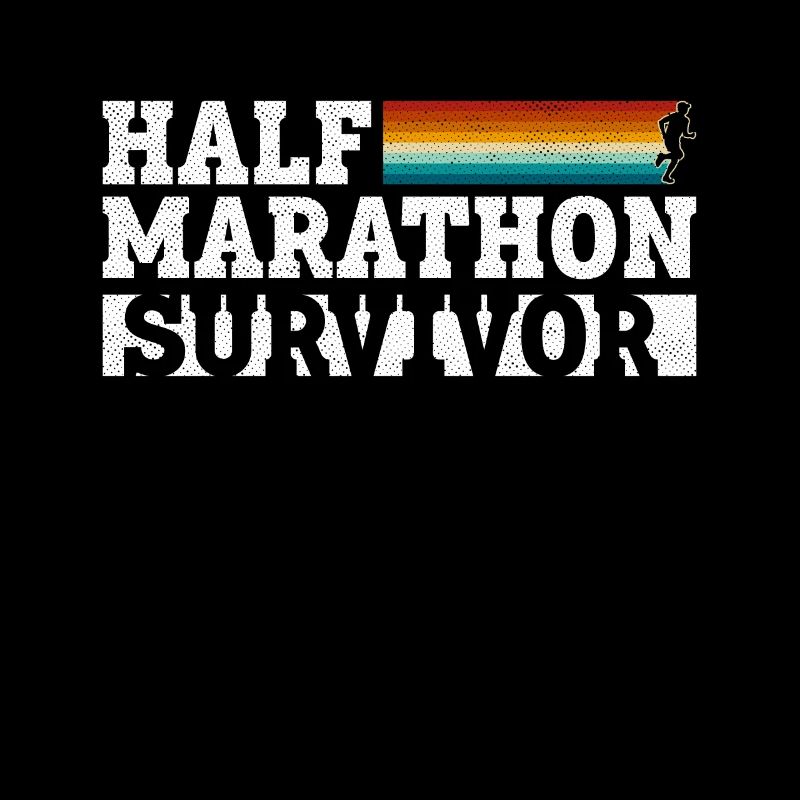 Halbmarathon Überlebender - Halbmarathon Läufer