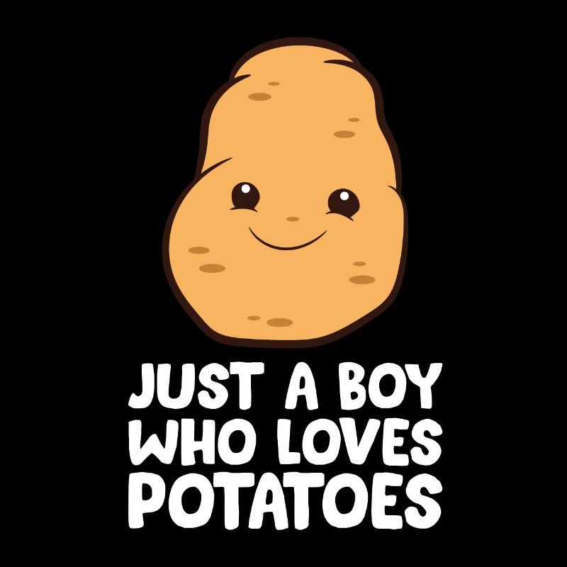 Juste un garçon qui aime les pommes de terre