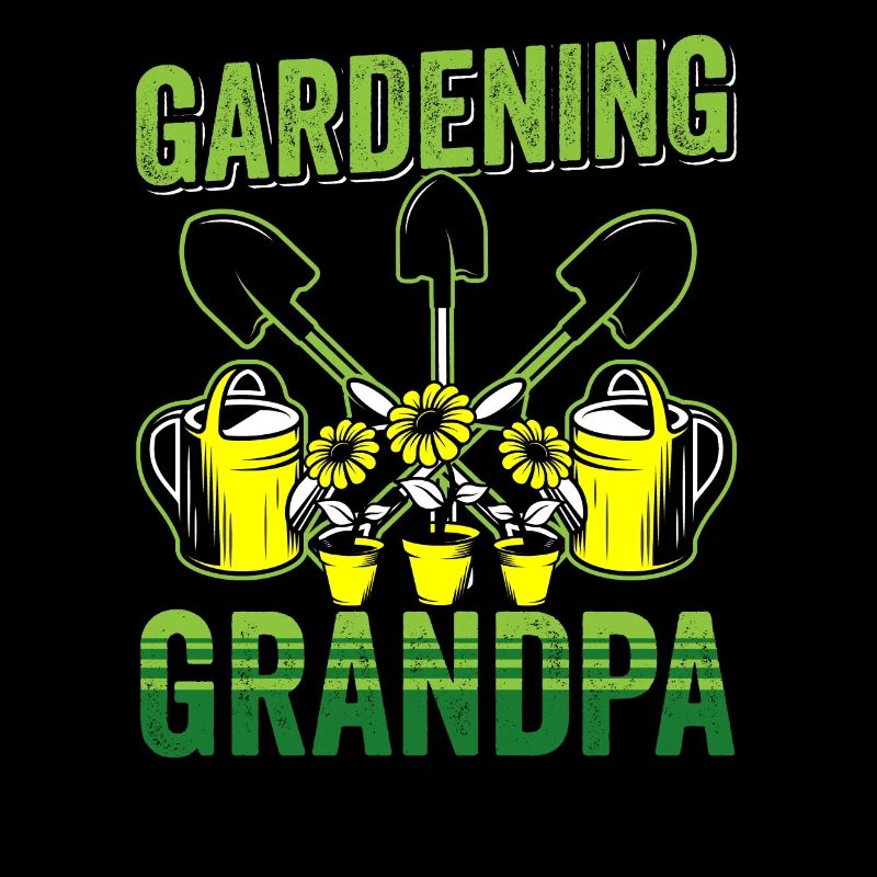 Gartenarbeit Opa Großvater Garten Gärtner