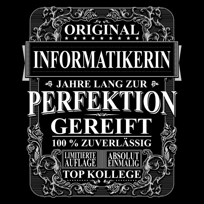 Original Informatikerin Kollegen Geschenk Vintage