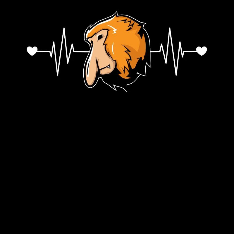 Proboscis Monkey Heartbeat Ape Wildlife Zookeeper