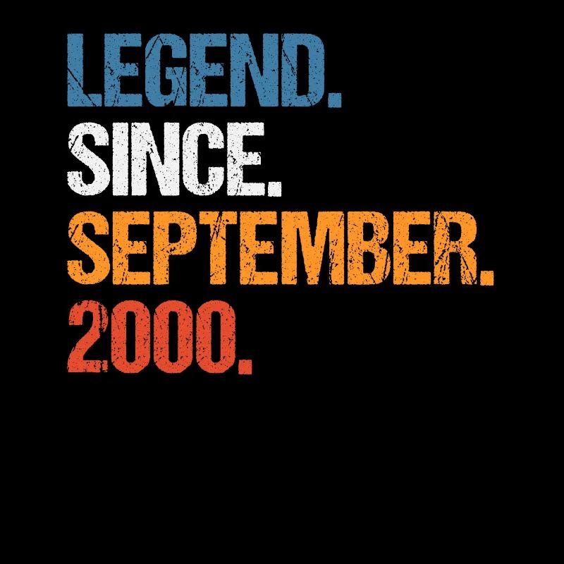 Legend Since September 2000 Geburtstag