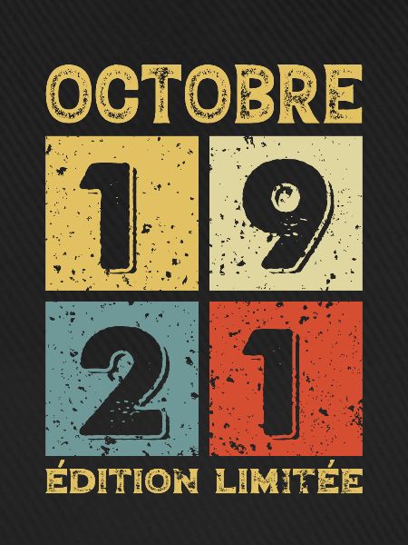 Octobre 1921 Édition Limitée