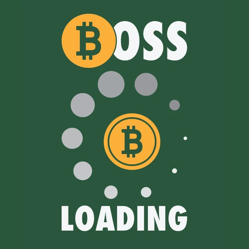 Bitcoin Cryptocurrency BTC Boss Loading Shirt